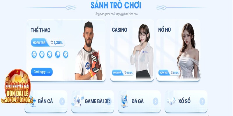 Các tựa game nổi bật tại B8B