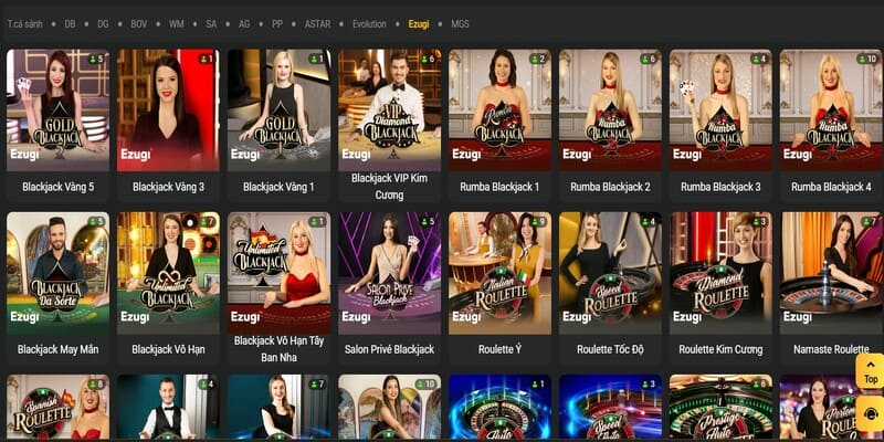 Trải nghiệm casino trực tuyến có 102