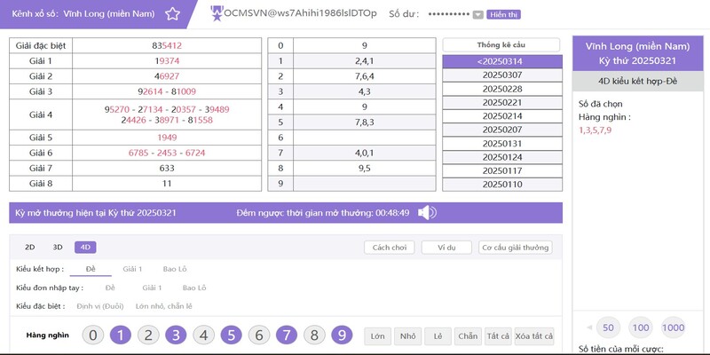 Tính số cực chuẩn cùng hệ thống B8B
