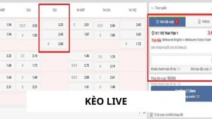 Kèo Live - Cược Nhanh Thắng Gọn, Kịch Tính Từng Giây